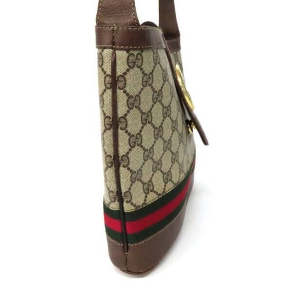 Authentic Gucci GG Sherry Canvas Ophidia Crossbody Shoulder Bag Messenger Tote - Picture 7 of 9